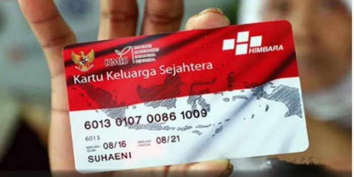 Ilustrasi Kartu Keluarga Sejahtera untuk Pencairan Bansos