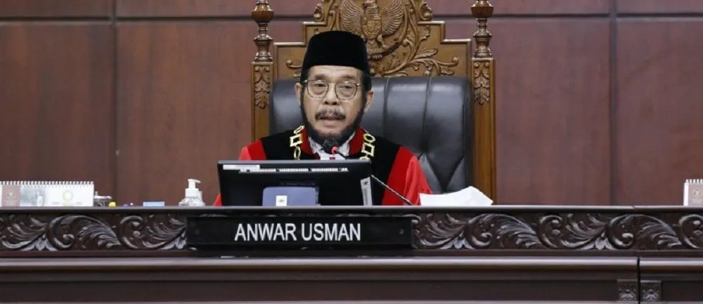 Ketua Majelis Hakim Mahkamah Konstitusi (MK) Anwar Usman