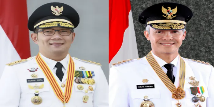 Ridwan Kamil dan Ganjar Pranowo