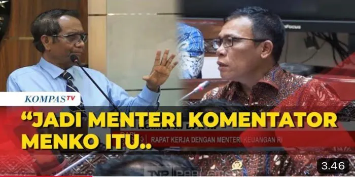 Masinton Pasaribu Dirujak Netizen gara-gara Sebut Mahfud MD Menteri Komentator