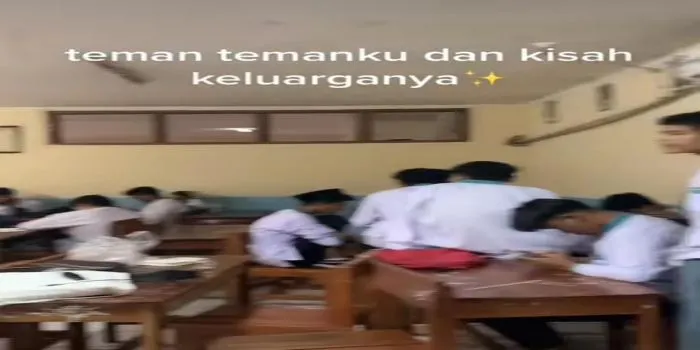 Konten tentang Kisah keluarga oleh seorang siswa