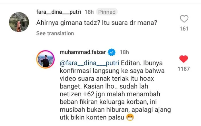 Tanggapan Ustaz Faizar Tentang Suara Horor dalam Video Anak Hilang di Subang