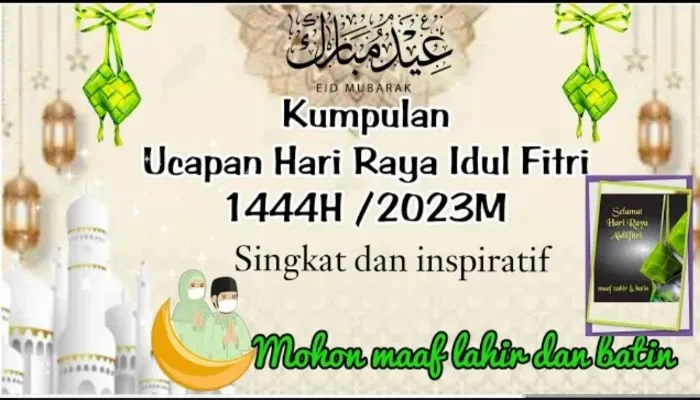 Template Ucapan Hari Raya Idul Fitri 1444H