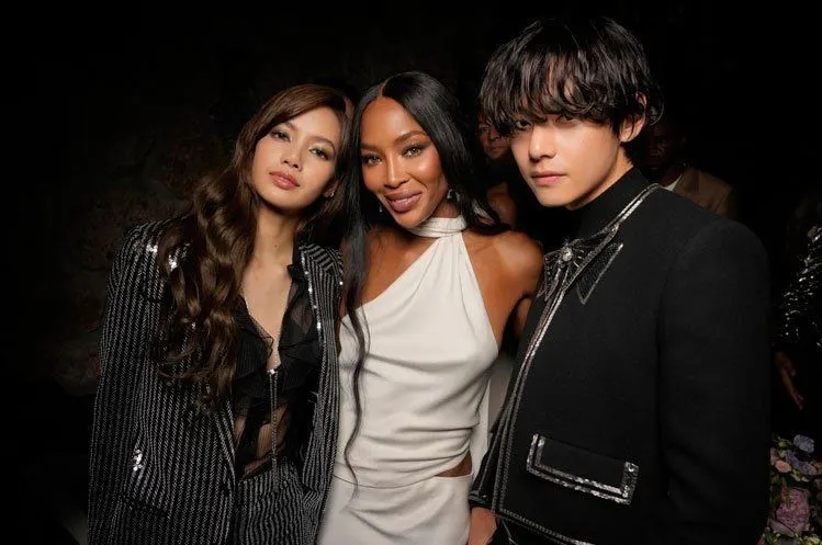 Lisa BLACKPINK dan Kim Taehyung hadir di pesta ulang tahun Naomi Campbell