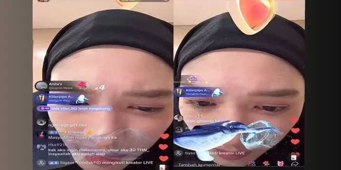 Momen Live TikTok Inara Rusli Banjir Hadiah dari Warganet