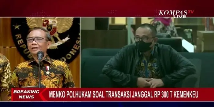 Menko Polhukam Mahfud MD klarifikasi tentang uang Rp 300T