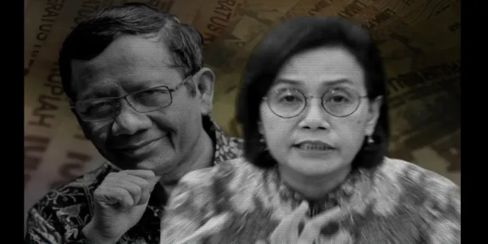Data TPPU Mahfud MD dan Sri Mulyani Positif Sama