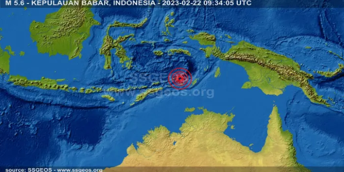 Gempa bumi di Kepulauan Babar