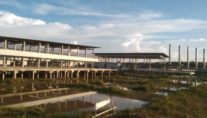 Proyek Mangkrak Gedung Islamic Center Mesuji Lampung Sneilai Rp 75Miliar
