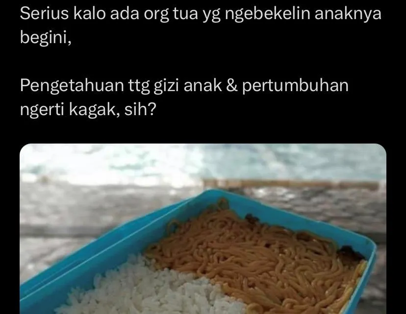 Bekal mie instant untuk anak sekolah menjadi perdebatan terkait gizi yang diperoleh jika mengkonsumsi makanan tersebut.