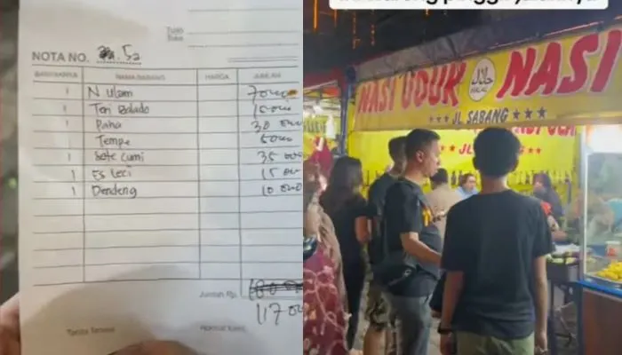 Viral Sebuah warung yang getok harga kepada konsumen