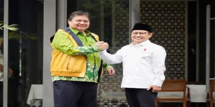 Pertemuan antara Airlangga Hartanto dan Muhaimin Iskandar