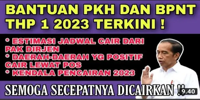 Pencairan PKH dan BPNT Tahap 1 2023