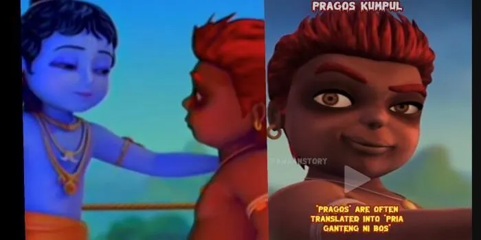 Viral arti kata Pragos di TikTok, muncul di film little Krishna