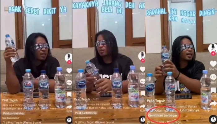 Ada Apa dengan Danone AQUA? Ramai Blind Test Akal-akalan Berbayar Disebut Jatuhkan Produk Lain