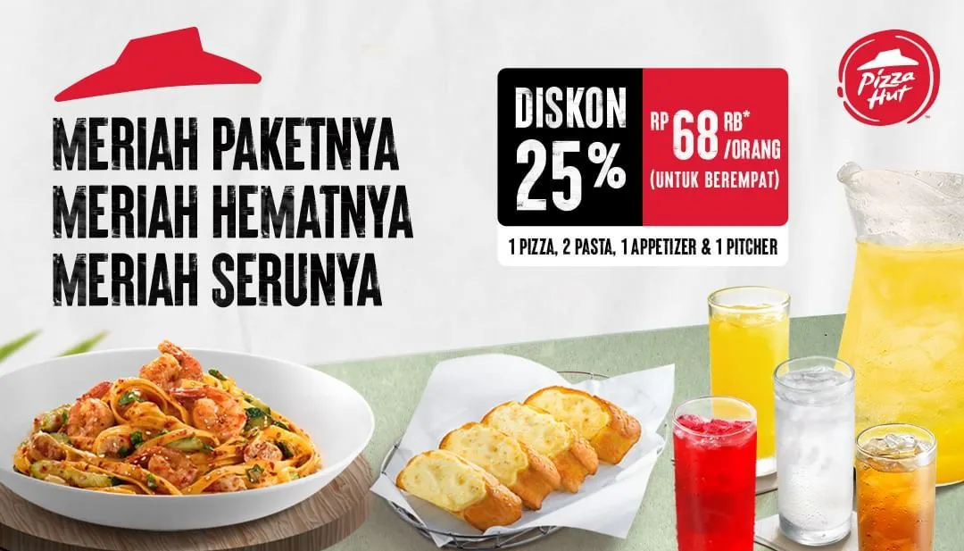 Promo Ramadan Pizza Hut Diskon 25 Persen