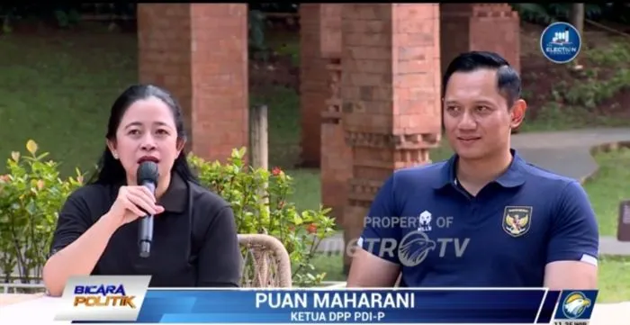 Puan Maharani dan Anies Baswedan