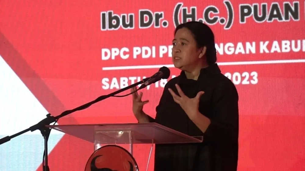 Puan Maharani gembleng ribuan kader PDIP Boyolali, Sabtu (18/3).