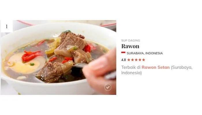 Bangga! Rawon Dinobatkan sebagai Sup Terbaik di Dunia Versi Atlas Taste