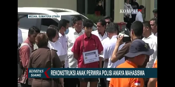 Aditya Hasibuan Jalani Rekonstruksi dalam Kasus Penganiayaan Ken Admiral