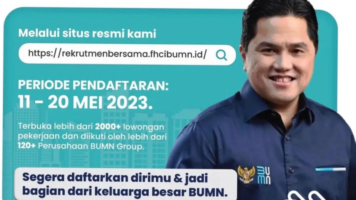Forum Human Capital Indonesia (FHCI) umumkan tambahan kuota pendaftar rekrutmen Badan Usaha Milik Negara (BUMN) sampai 23 ribu peserta.