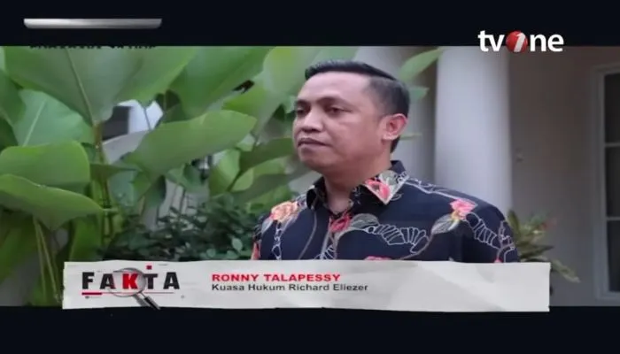 Ronny Talapessy, kuasa hukum Richard Eliezer