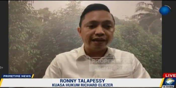 Ronny Talapessy buka suara tentang izin wawancara eksklusif Richard Eliezer di salah satu TV Swasta