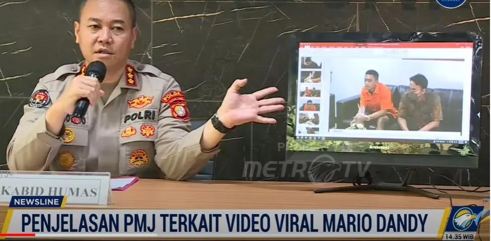 Tegas Polda Metro Jaya Bantah Tudingan Tentang Mario Dandy Mendapatkan Privilege