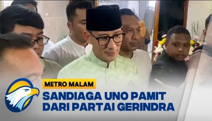 Sandiaga Uno Pamit dari Gerindra