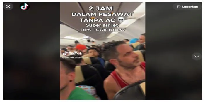 Penumpang Kepanasan karena AC Pesawat Super Air Jet Mati Selama 2 Jam