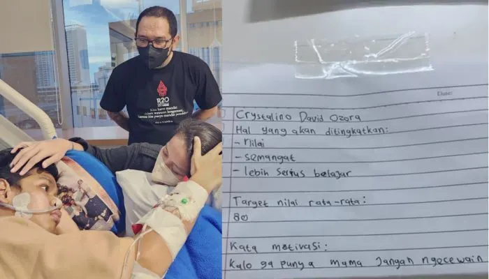 Beredar Sebuah Coretan David Ozora yang Mengharukan