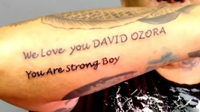 Netizen Buat Tato Nama David Ozora untuk Dukung Kesembuhannya