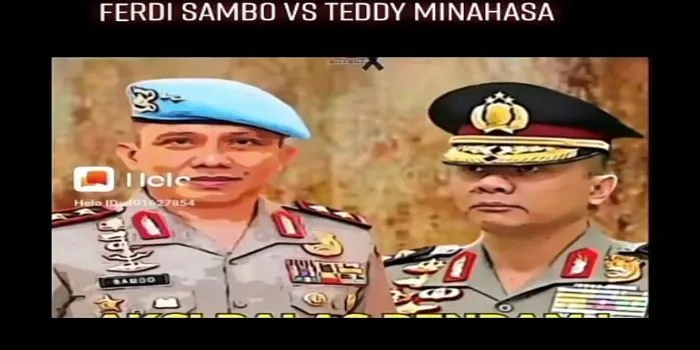 Ferdy Sambo dan Teddy Minahasa
