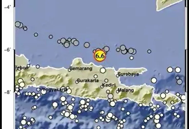Gempa di Tuban, Jawa Timur pada Jumat, 14 April 2023