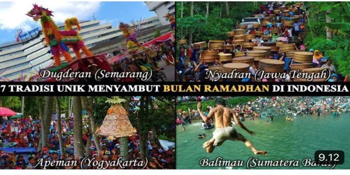 Tradisi Unik Sambut Ramadan di Indonesia