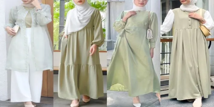 Trend Busana Lebaran 2023, Dominasi Warna Hijau Sage