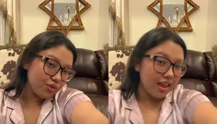 Trisha Eungelica mengungkapkan jika dirinya dieksploitasi oleh seseorang melalui unggahan video TikTok miliknya.(Tangkap Layar TikTok @trishhh) 
