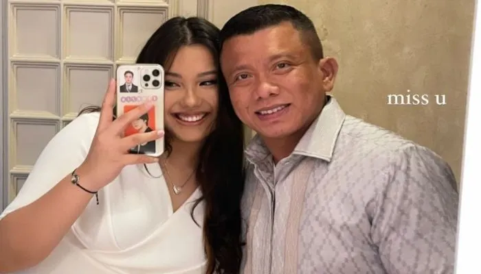 Trisha Eungelica dan sang ayah, Ferdy Sambo.