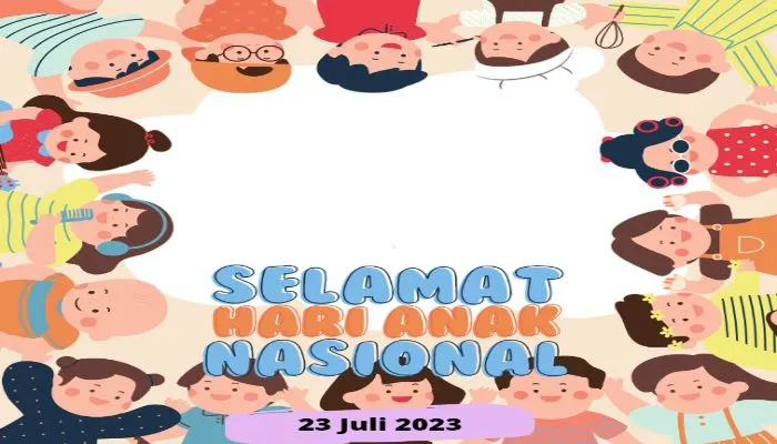 Twibbon Hari Anak Nasional 2023.