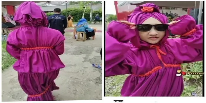 Viral Perempuan Muda Berpakaian Nyleneh Mendatangi Sebuah Acara