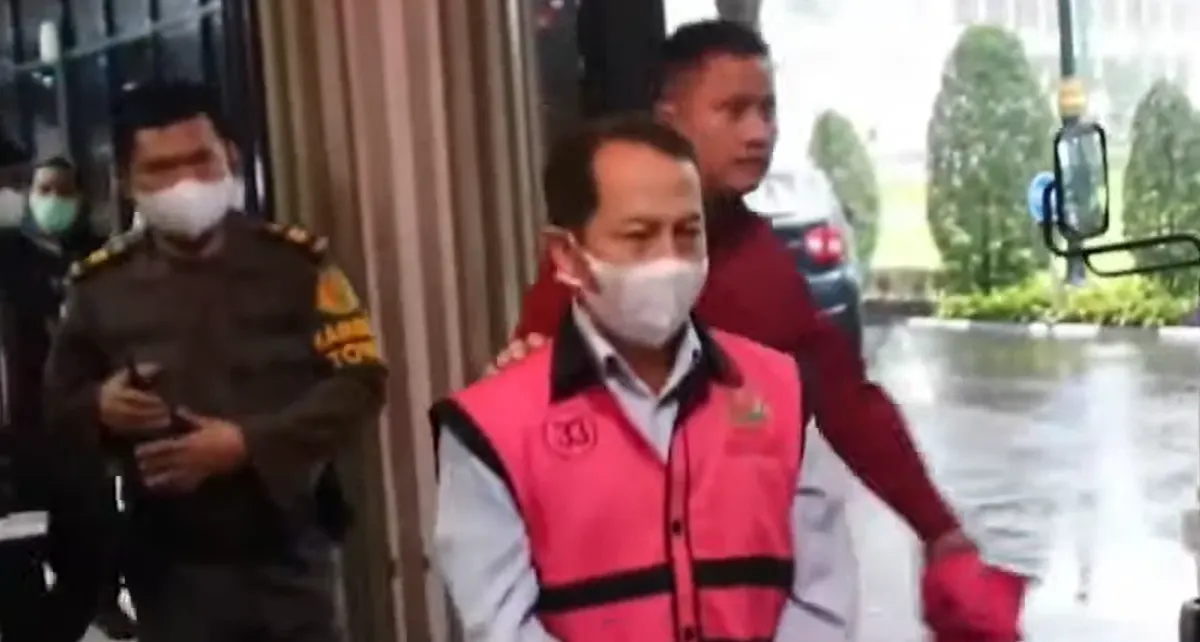 Menkominfo Johnny G Plate tersangka