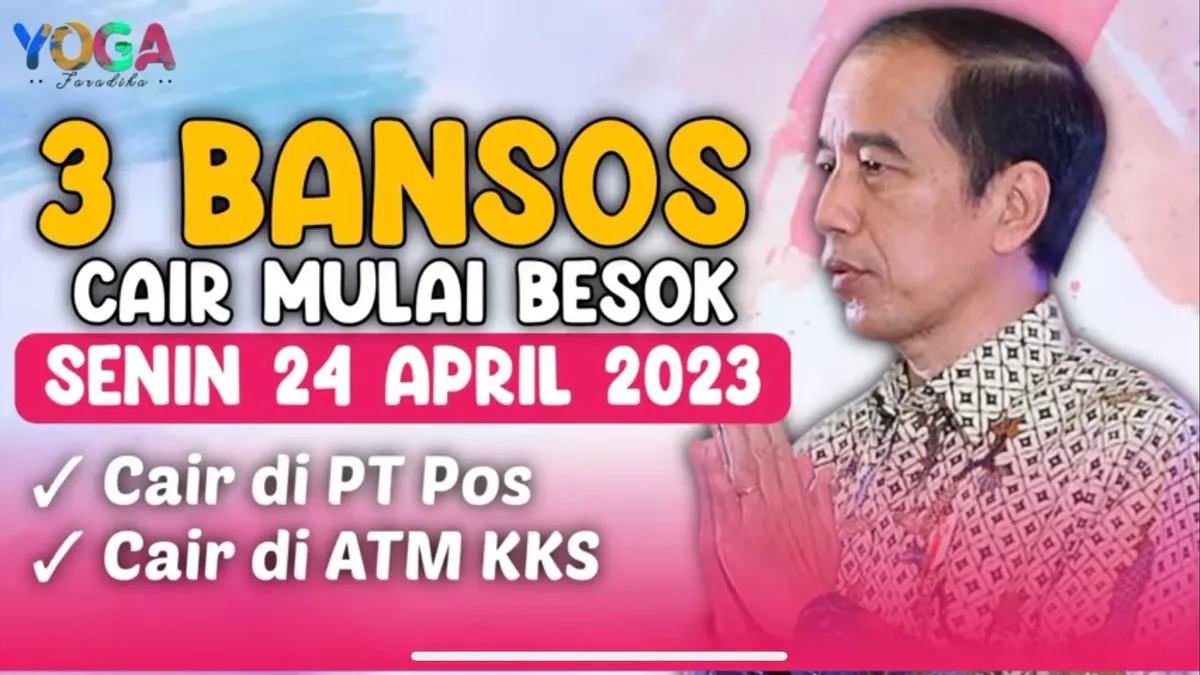 3 Bansos cair mulai hari ini