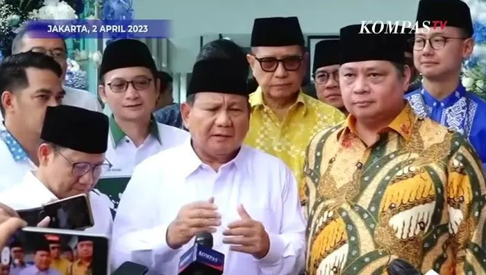 Muhaimin Iskandar, Prabowo Subianto, dan Airlangga Hartarto