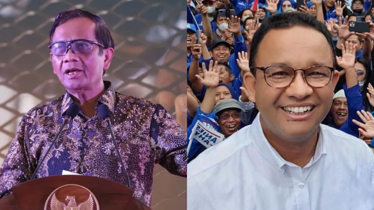 Mahfud MD dan Anies Baswedan