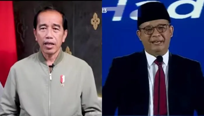 Presiden Joko Widodo (Jokowi) dan Anies Baswedan