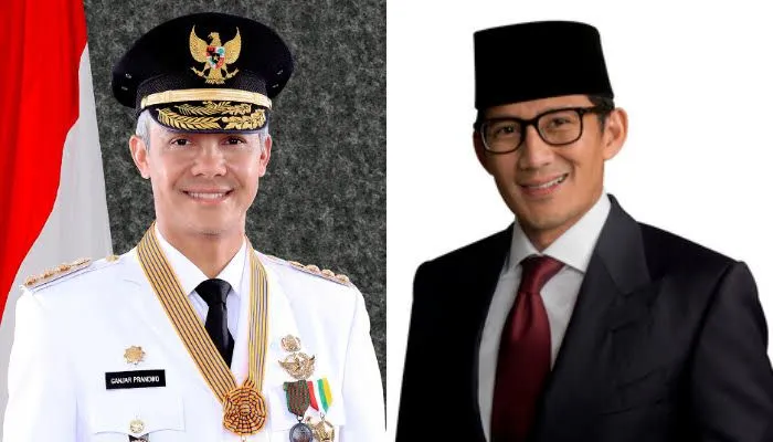 Ganjar Pranowo dan Sandiaga Uno