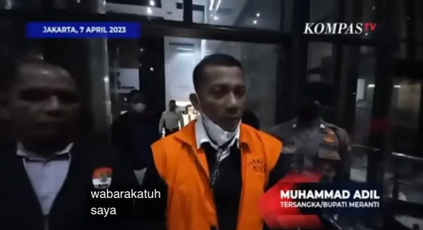 Bupati Meranti Muhammad Adil tersangka