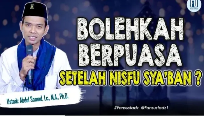 Ustaz Abdul Somad Soal Puasa Sunah Syaban