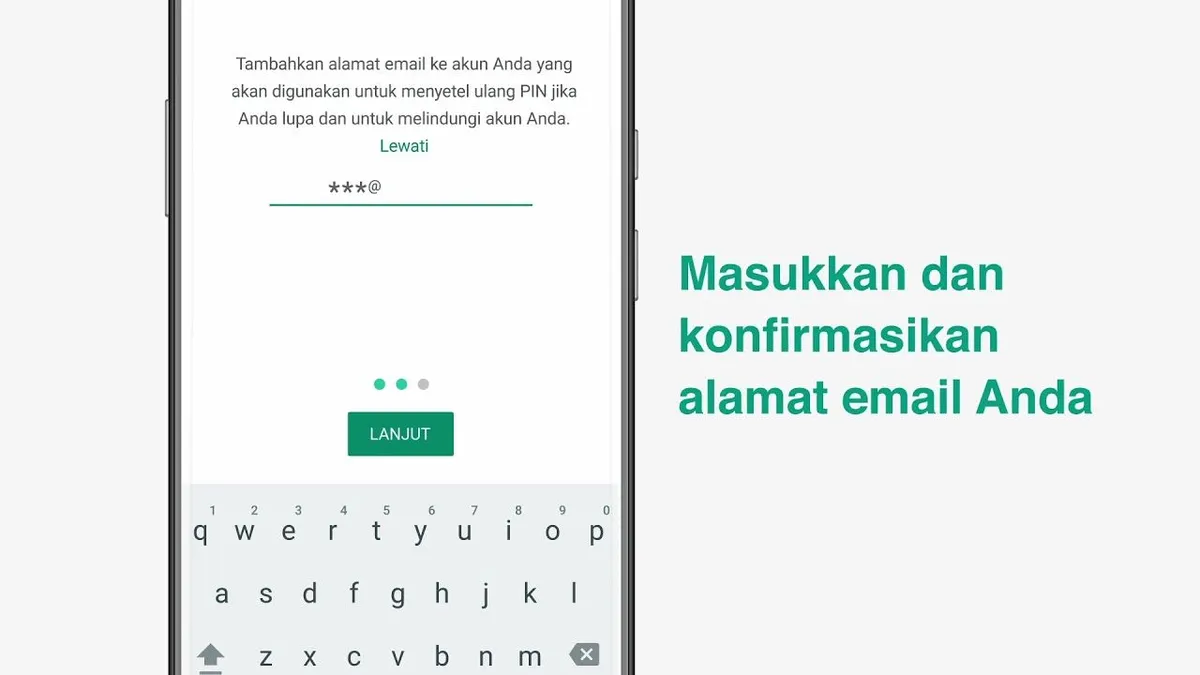 Verifikasi 2 langkah di WhatsApp.