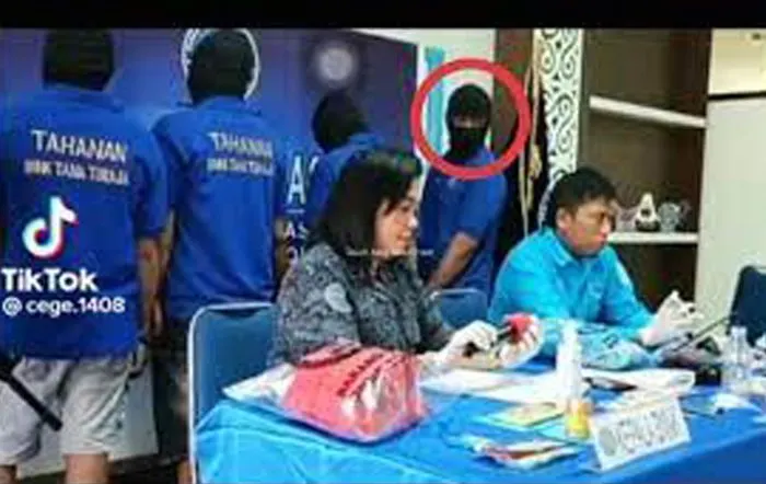 Saat konferensi pers, salah satu tahanan Badan Narkotika Nasional Kabupaten (BNNK) Tana Toraja membuat pengakuan yang mengejutkan publik.